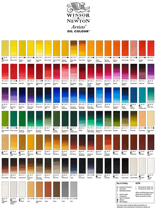 Winsor & Newton Artists' Oil Colour 37ml Series 2 - Image 2
