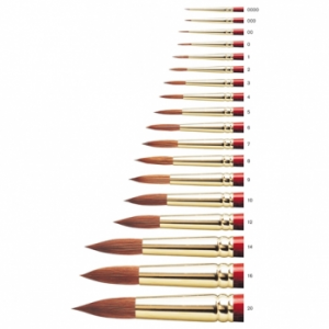 Winsor & Newton Sceptre Gold S101 Short Round Brushes