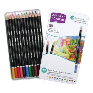 Derwent Academy Colour Pencils (12 tin)