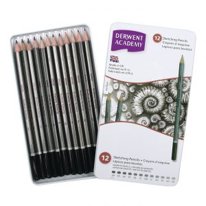 Derwent Academy Sketching Pencils (12 tin)