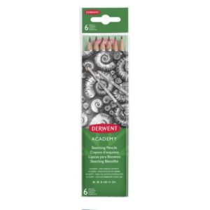 Derwent Academy Sketching Pencils (6 Pack)