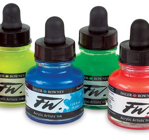 Daler Rowney Artists’ FW Fluorescent Inks