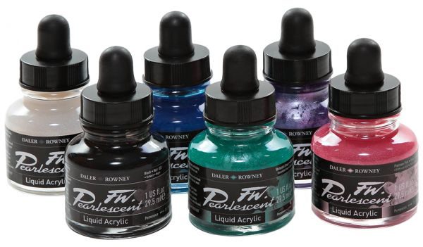 Daler Rowney Artists' FW Pearlescent Inks