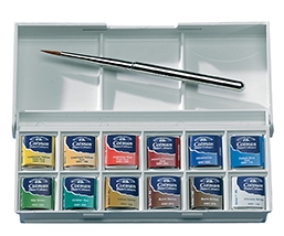 Winsor & Newton Cotman Sketcher's Pocket Box 12pc Watercolour Set