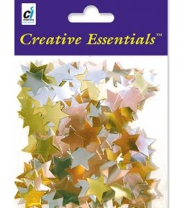Creative Essential Gold/Silver Star Sequins