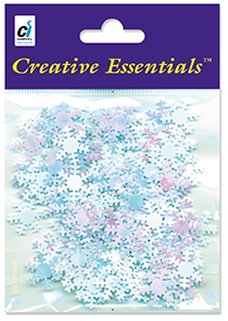 Creative Essential Iridescent Snowflake Sequins