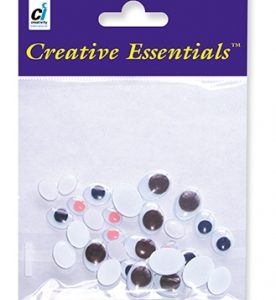Creative Essential Oval Colour Wiggly Eyes