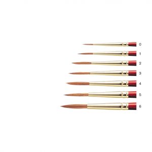 Winsor & Newton Sceptre Gold 202 Designer's Round Brush Size 2