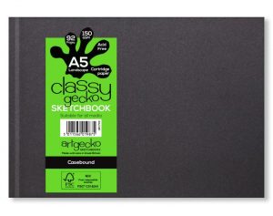 Gecko A5 Landscape Casebound Hardback Sketchbook