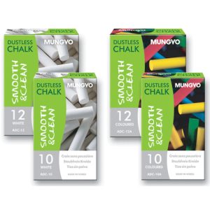 Mungyo Coloured Chalks - 12 Set