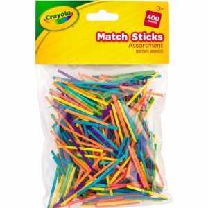 Crayola Coloured Matchsticks (400)