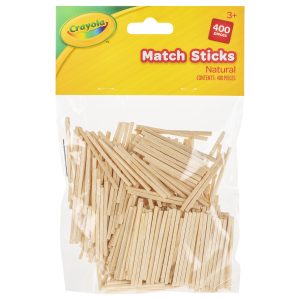 Crayola Natural Matchsticks (400)