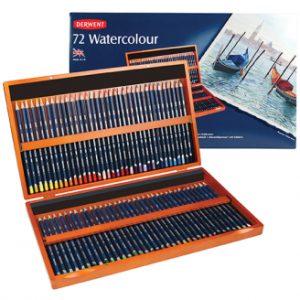 Derwent Watercolour Pencil 72 Wooden Box