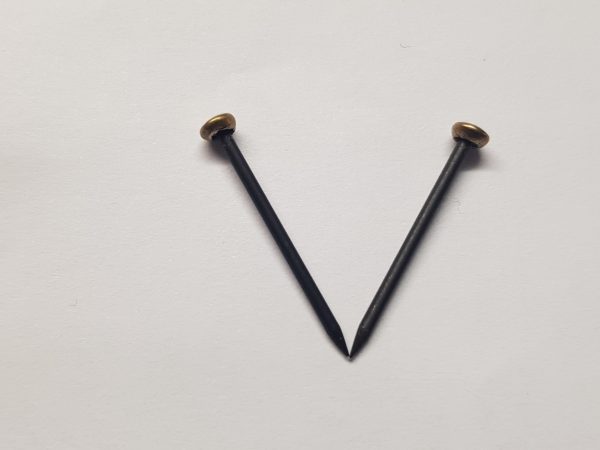 Brass Head Picture Pins Per 10