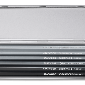 Caran D'Ache Graphite Line Metal Box - 6 Assorted