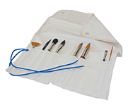 Mapac Canvas Brush Roll 15850 White