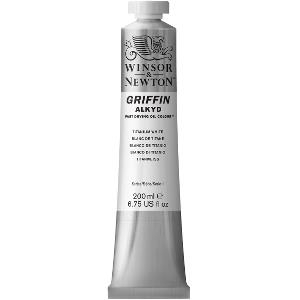 Winsor & Newton Griffin Alkyd F/D oil 200ml Titanium White RCFGRI200644 Series 1