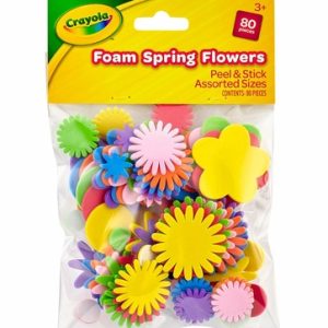 Crayola Peel & Stick Foam Spring Flowers (80)
