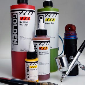 Golden High Flow Acrylics 30ml Series 7 - Opaque Quin Nickel Azo Gold 8542
