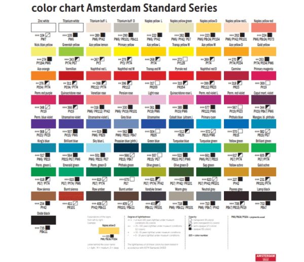 Amsterdam Acrylic Paint 120ml Series 1 - Image 2