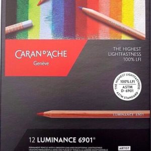 Caran D'Ache 6901 Luminance Pencil Box of 12