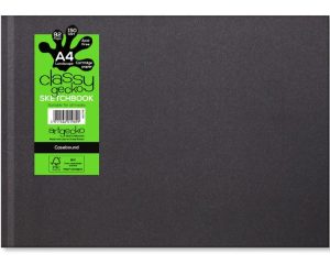 Gecko Hardback Classy Sketchbook A4 Landscape