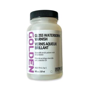 Golden Waterborne Acrylic Gloss Varnish 237ml