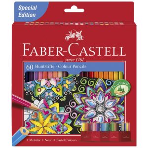 Faber Castell Coloured Pencil 60 Pack