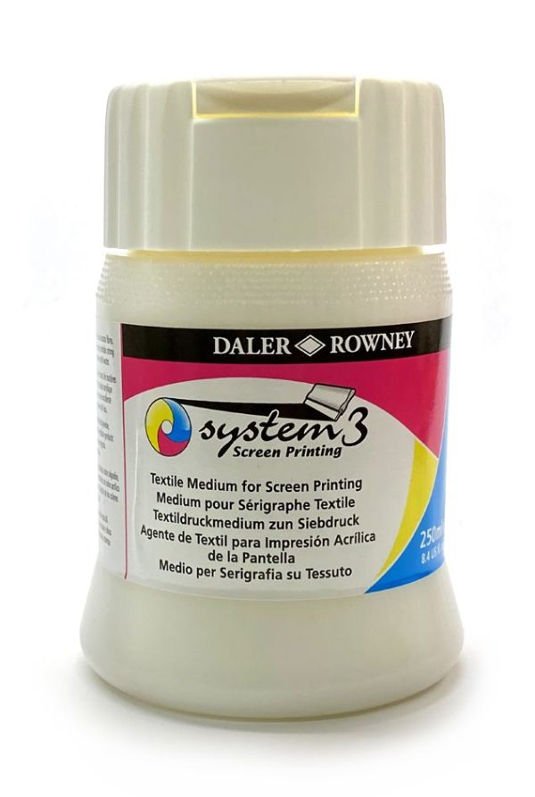 Daler Rowney System 3 Textile Screen Print Medium 250ml