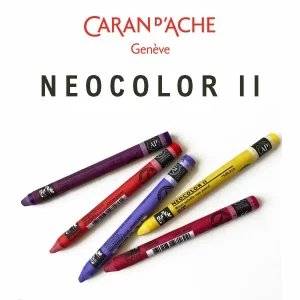 Caran D'Ache Neocolor II Water Soluble Wax Crayons