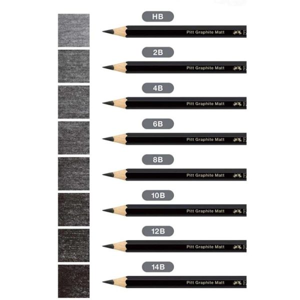 Faber Castell Pitt Graphite Matt Pencils - Image 2