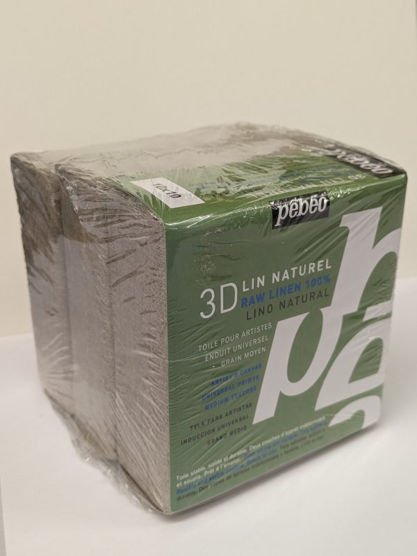 Pebeo 3D Raw Linen Canvas (3 pack) - Image 2