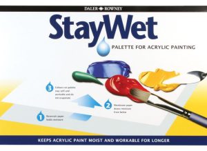 Daler Rowney Stay Wet Palette, Membrane & Reservoir Paper Large