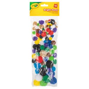 Crayola Bright Poms 100 Pack