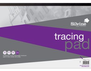 Silvine A3 Tracing Pad 90gsm (Purple Cover)